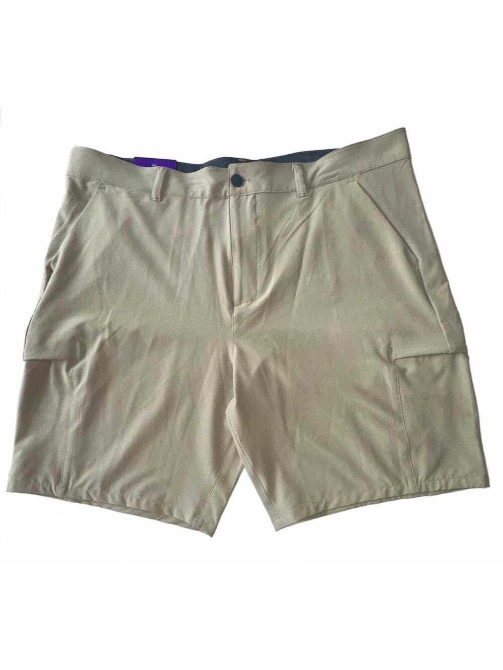 32 Degrees Cool Men’s Cargo Shorts Tan Performance Stretch Size 40 NWT Hiking